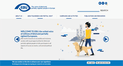 Desktop Screenshot of euroblind.org